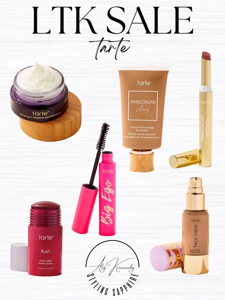 Tarte beauty, makeup, maracuja lip stick, blush stick, foundation, mascara, moisturizer, Amazonian clay

#LTKsalealert #LTKbeauty #LTKSale
