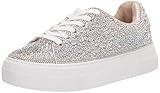 Betsey Johnson Women's Sidny Sneaker, Rhinestone, 5.5 Wide | Amazon (US)