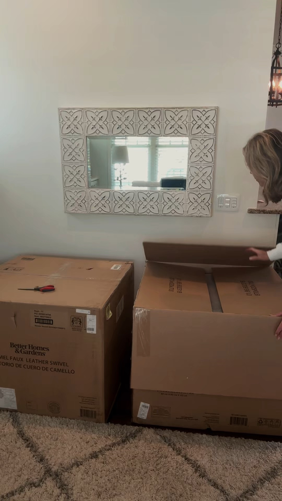 I’m on a mission to make this house look expensive… without spending expensive. And this chair is EXACTLY why I always check Walmart first.

The shape. The fabric. The whole look. 🤌🏼 It gives high-end designer furniture for so much less.

This is officially new house find #1 and I have a feeling this series is going to be GOOD.