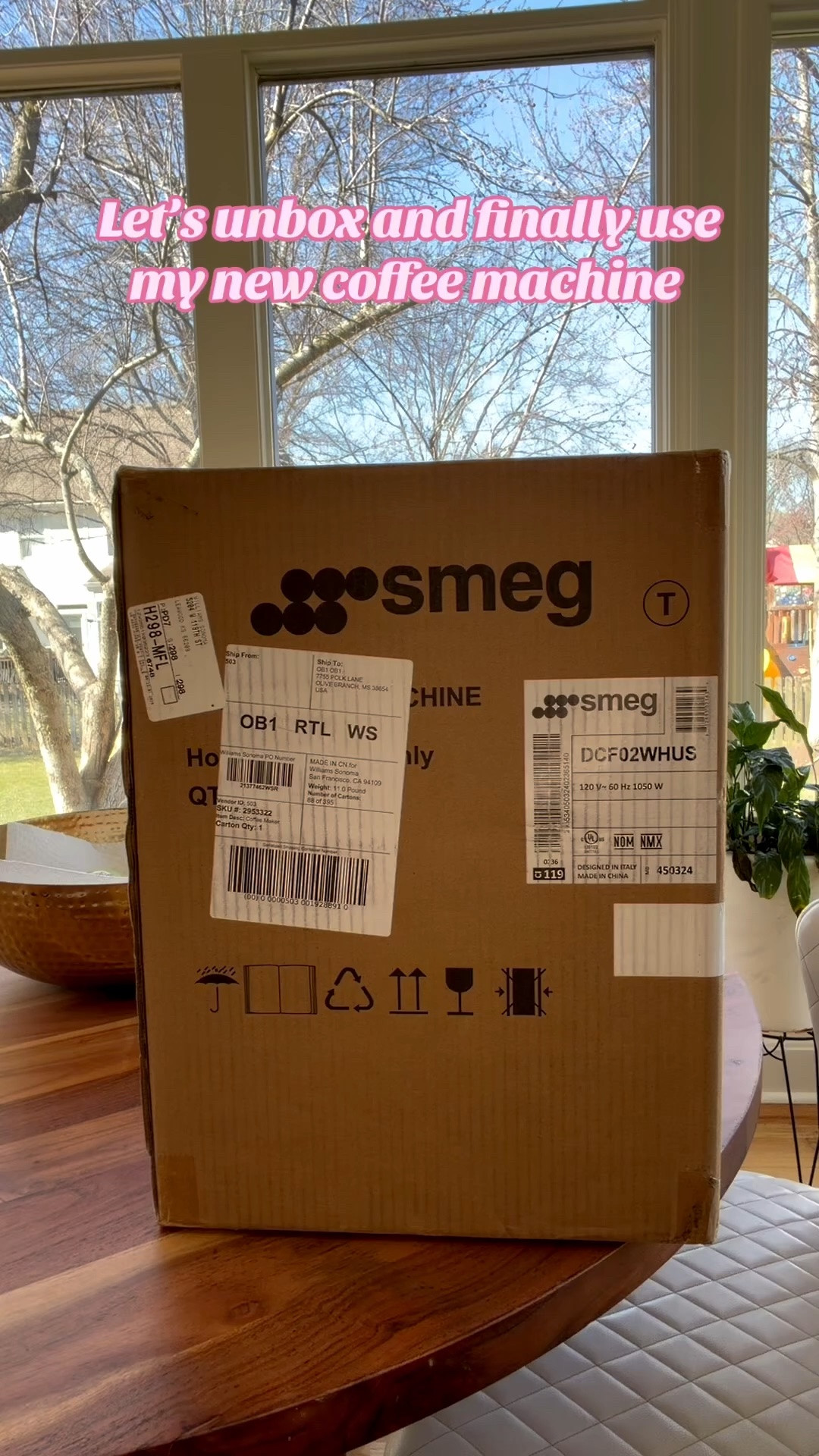 Finally unboxing my new coffee machine!!

#LTKmorningroutine