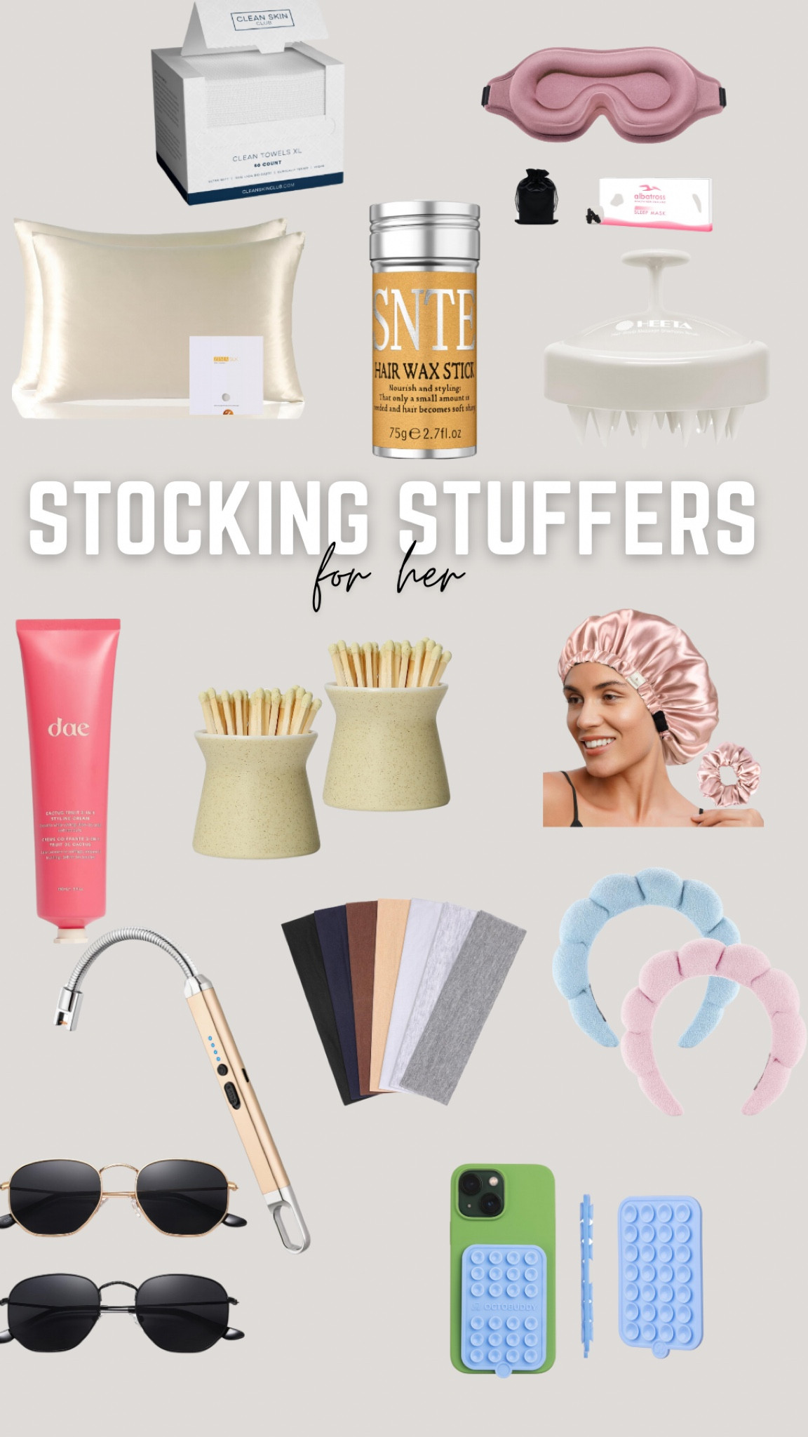 all my favorite stocking stuffer ideas for her! 

Stocking stuffers, gift guide, gift ideas, stocking stuffers for women, girls stocking stuffers, gift ideas for girls, headbands, trending gifts, hair care 

#LTKGiftGuide #LTKHoliday #LTKCyberWeek