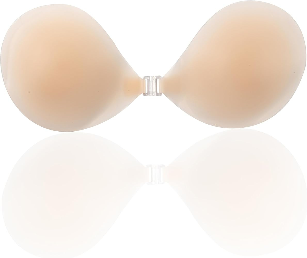 Sticky Bra - Silicone Push Up Adhesive Bra - Invisible & Reusable | Amazon (US)