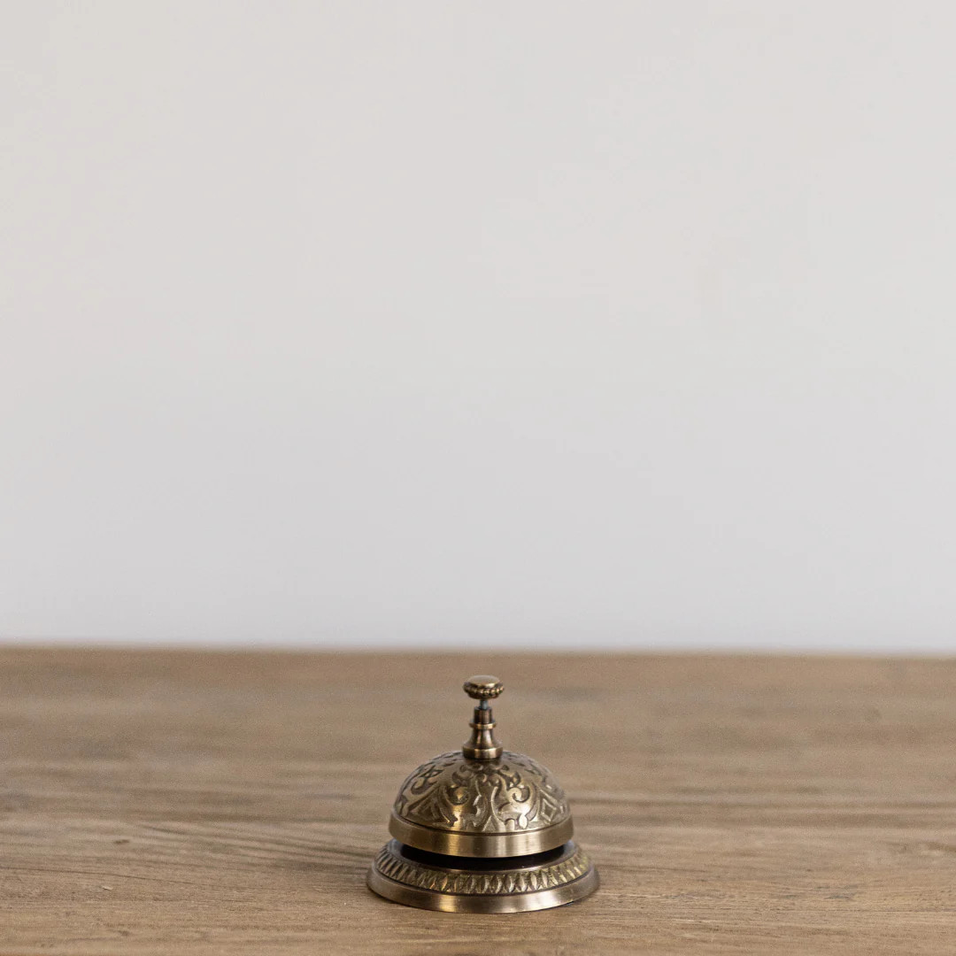 Brass Service Bell | By Luxe B Co. | luxe bCO