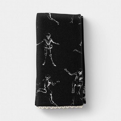 Halloween Skeleton Kitchen Towel Black - Threshold™ | Target