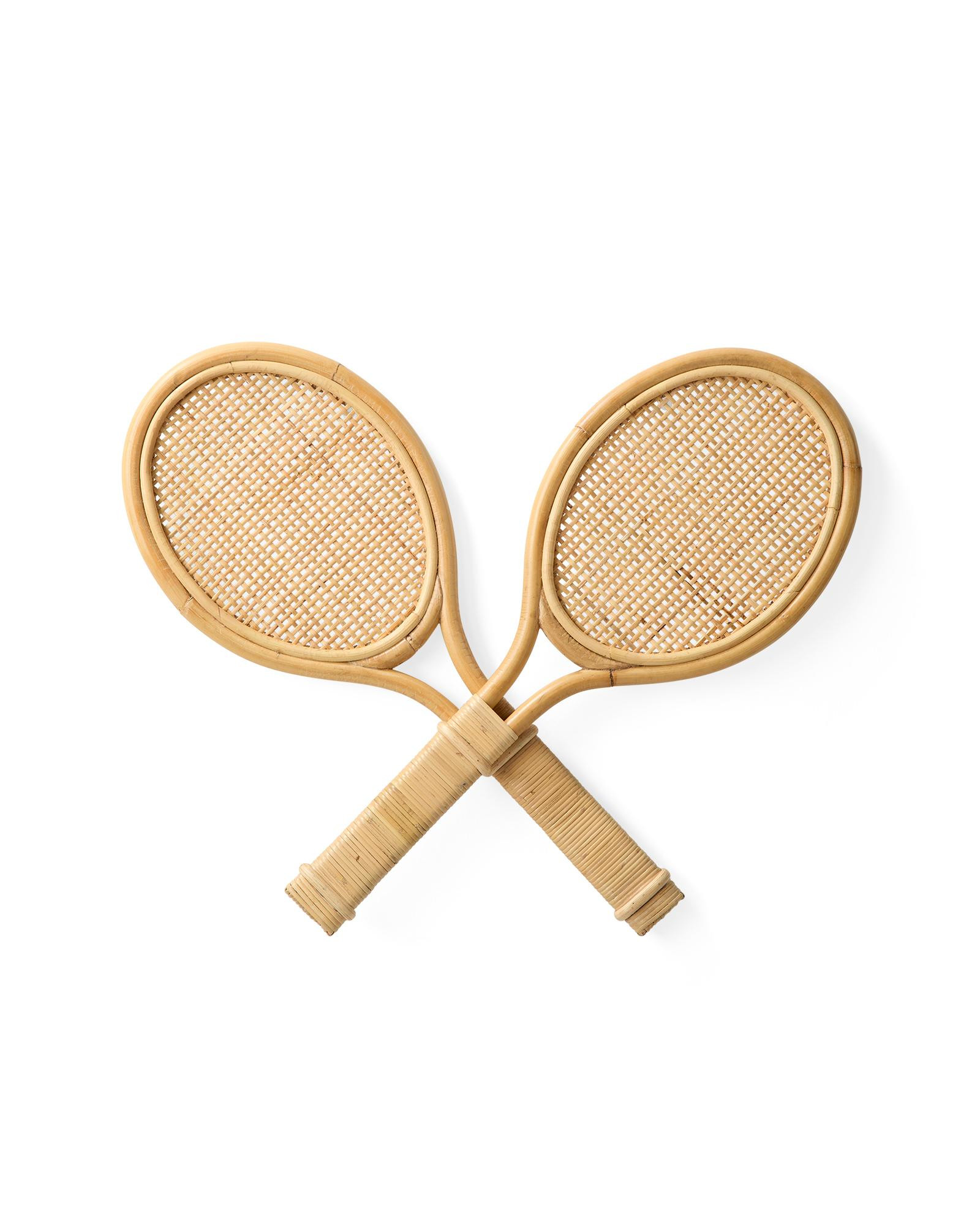 Wicker Tennis Racquets | Serena and Lily