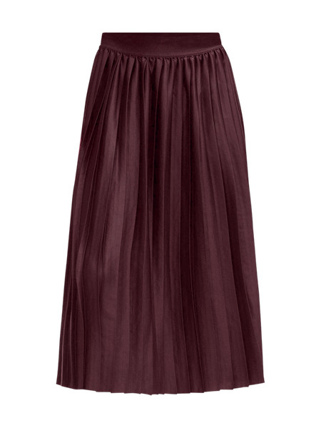 Satin Pleated Midi Skirt | lululemon (CA)