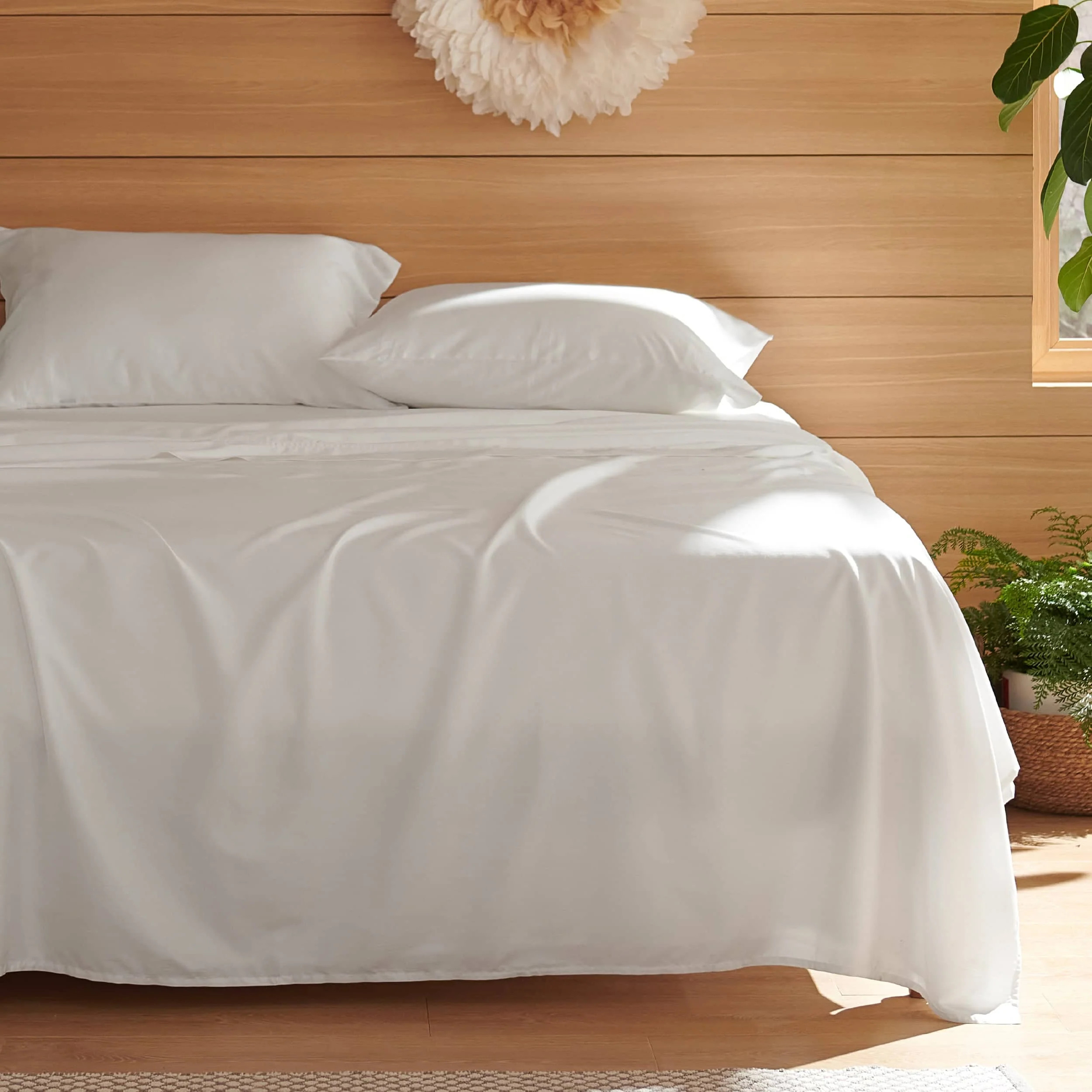Lyocell Cotton Sheet Set - Cooling Sheets | Bedsure® | Bedsure