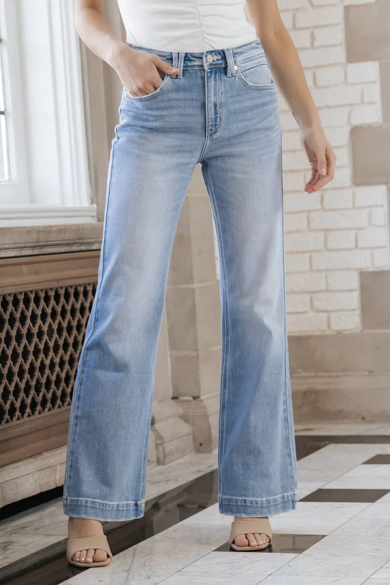 Light Wash High Rise Flare Jeans | Magnolia Boutique