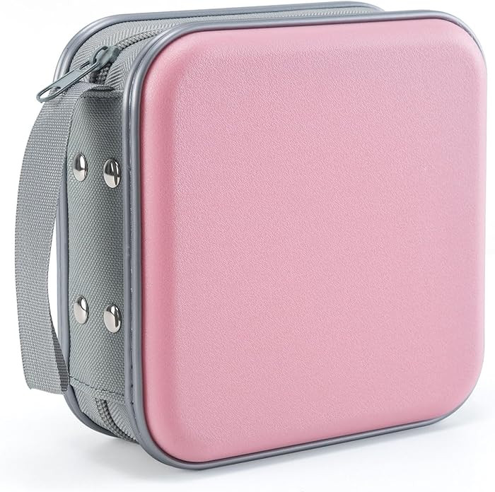 DVD Case, 48 Capacity CD Case Portable CD Holder Storage Hard Plastic DVD Wallet Holder Organizer... | Amazon (US)