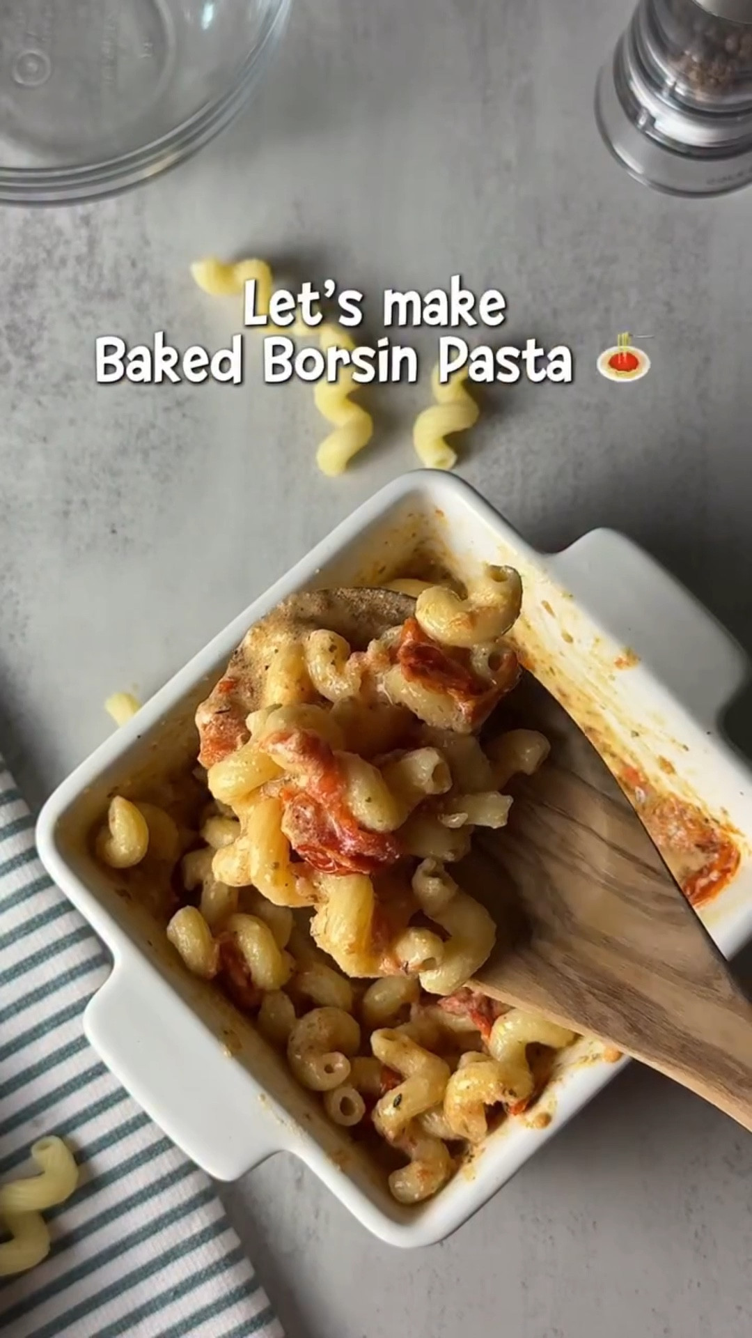 This week I officially graduated from liquids to soft foods after my wisdom tooth extraction and I couldn’t be happier. 😅 To celebrate, we’re making a personal sized cozy classic baked Borsin pasta. #bakedpasta #viralvideo #viralrecipes #borsinpasta #borsin

#LTKHome #LTKdayinmylife #LTKfoodie
