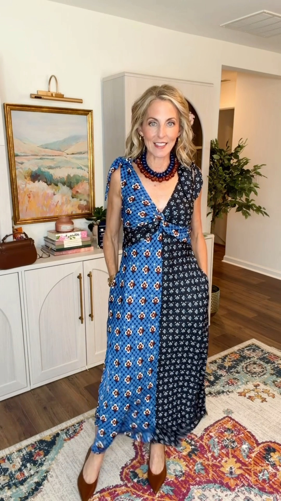 DATE NIGHT? I’m your girl. WEDDING GUEST? I’m your girl. GIRLS’ NIGHT? I’m your girl. 💃 Okayyyy Walmart… this dress is GOOD. Like where-did-you-get-that-dress good. Comment DRESS and I’ll send you the link to both!

The twist-front detail, the tie shoulders, the flattering fit, the prints… and THEN you tell me it’s only $36 AND machine washable?! 🙌

I grabbed both because obviously I couldn’t choose. 😂 The plaid is giving me all the fall feels and that blue print is just SO pretty.

Wedding guest ✔️
Date night ✔️
Dinner ✔️
Church ✔️
Vacation ✔️
Fall events ✔️

Basically, if you have somewhere to go… this is your dress.

I’m wearing an XS in both for reference.

Walmart fashion, Walmart finds, Walmart dresses, Walmart dress, Walmart fall fashion, Walmart fall finds, Free Assembly dress, Free Assembly Walmart, affordable dresses, affordable fashion, fall dresses, fall dress 2026, wedding guest dress, fall wedding guest dress, date night dress, date night outfit, girls night outfit, church dress, teacher dress, work dress, midi dress, maxi dress, plaid dress, fall plaid dress, printed dress, flattering dress, affordable wedding guest dress, dresses under $50, Walmart dresses under $50, $36 dress, machine washable dress, women’s fall fashion, women over 40 fashion, women over 50 fashion, fashion over 50, style over 50, 50 year old style, mom style, teacher style, affordable style, budget fashion, elevated affordable fashion, fall outfit ideas, fall event outfit, fall wedding outfit, vacation dress, dinner outfit, transitional fall fashion, Walmart new arrivals, Walmart fashion finds, Free Assembly new arrivals, affordable fall wardrobe, classic fall style, preppy fall style, everyday dresses, dressy casual outfit, fall date night outfit
