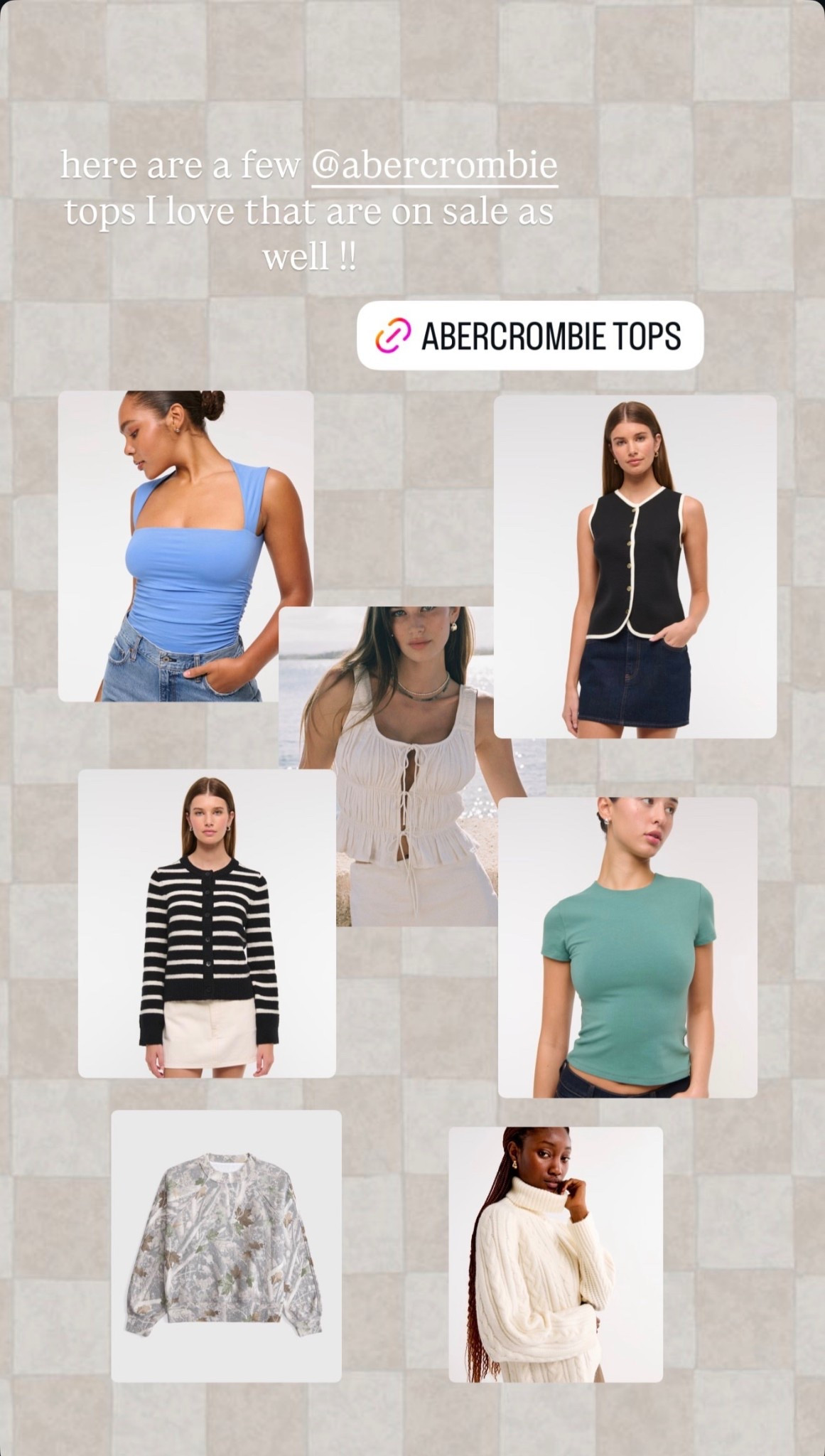 ABERCROMBIE TOPS ON SALE!! 


#LTKMidsize #LTKStyleTip #LTKFindsUnder100