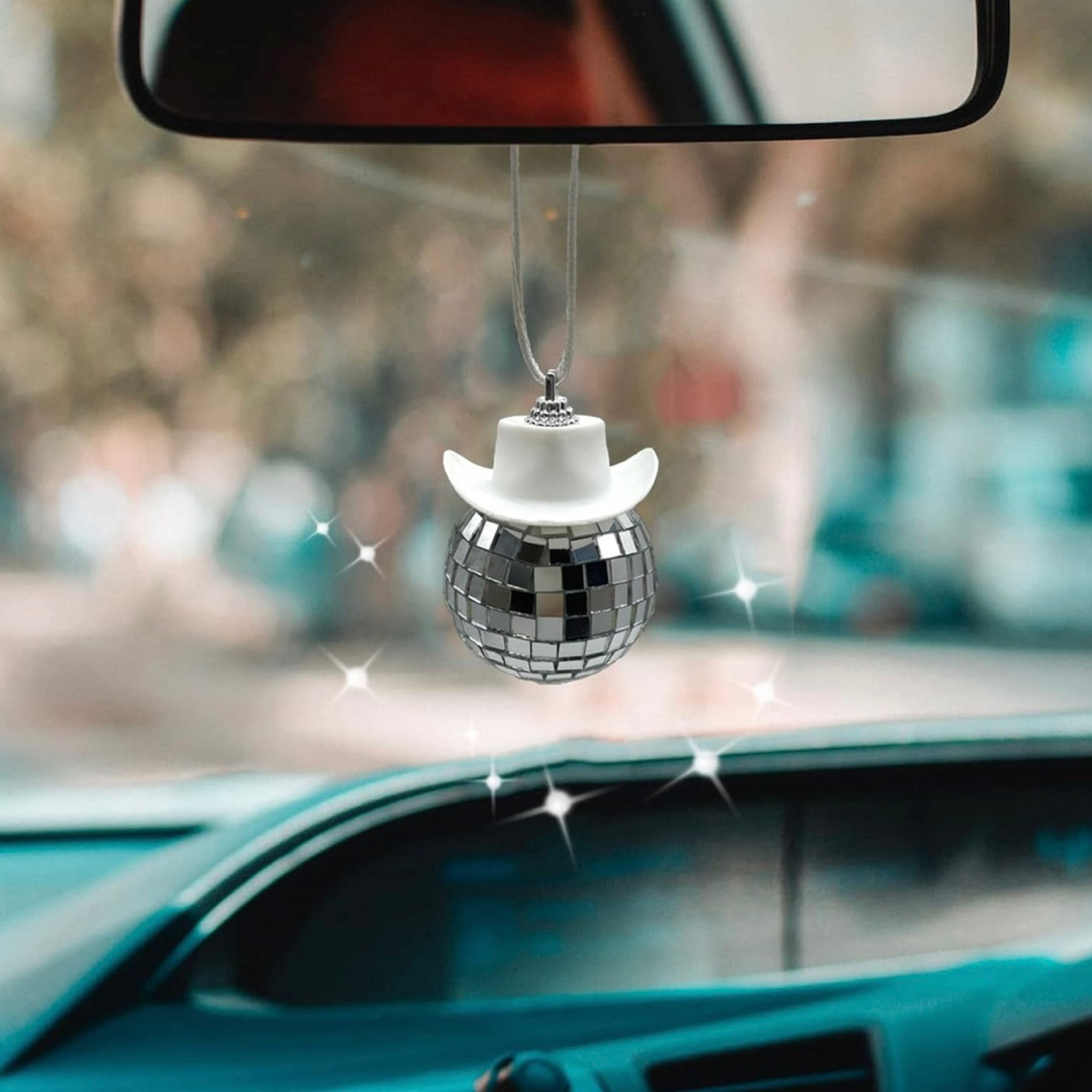 When your rear view needs some whimsy.🪩✨

#LTKhome #LTKparties #LTKFestival