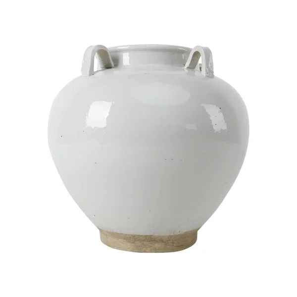 Gaertner Off White 14'' Porcelain Jar | Wayfair North America