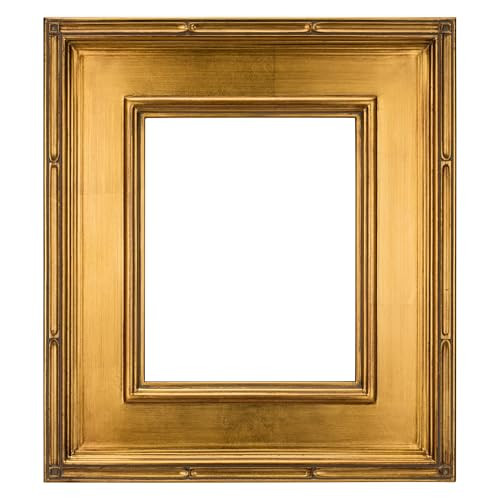 Creative Mark Museum Plein Aire Ornate Picture Frame - 10 x 20 - Gold Leaf - Pack of 1, High-End Antique Style Frames - Open Back with No Glass or Backing | Amazon (US)