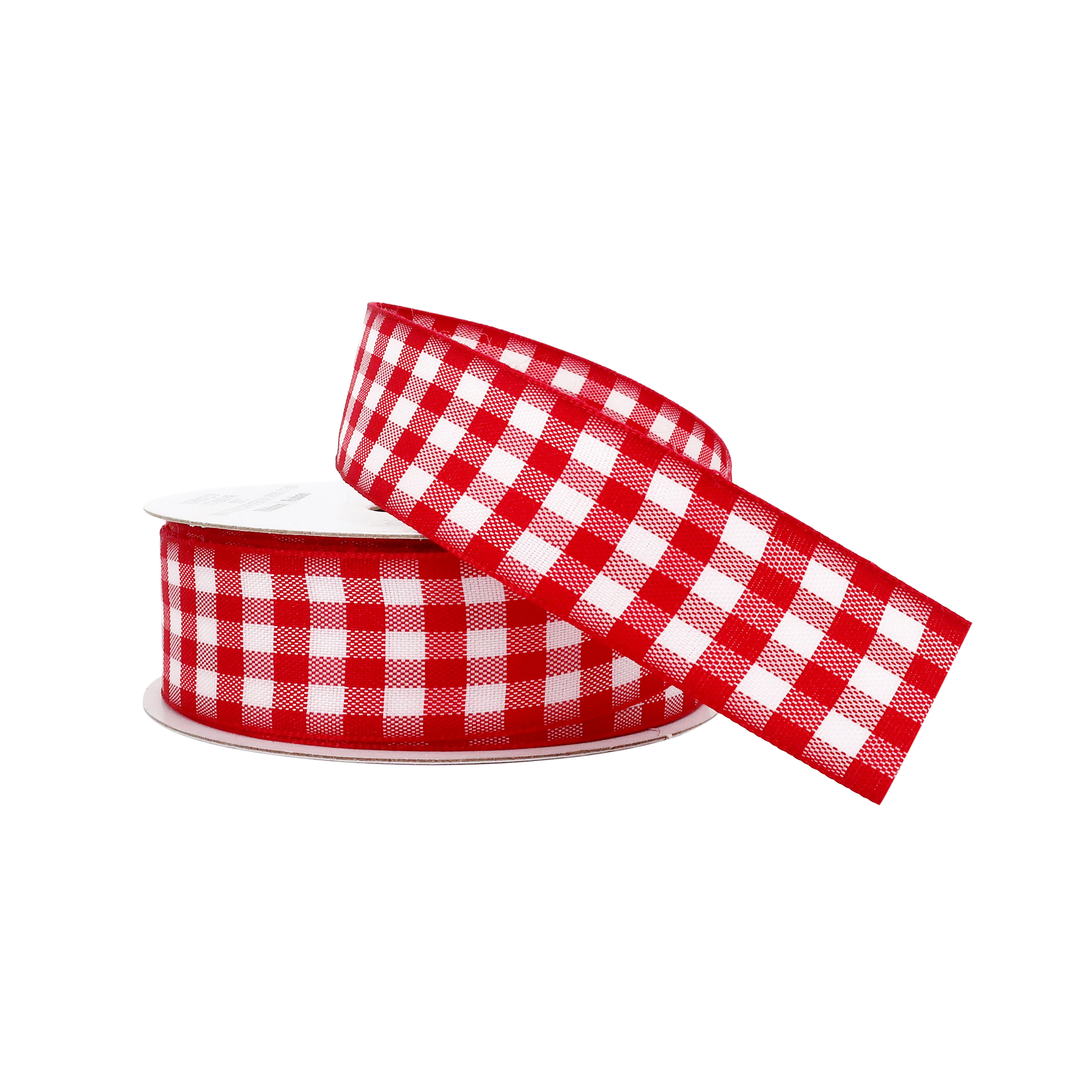 7/8'' x 5yd. Red Gingham Ribbon by Celebrate It® | Walmart (US)