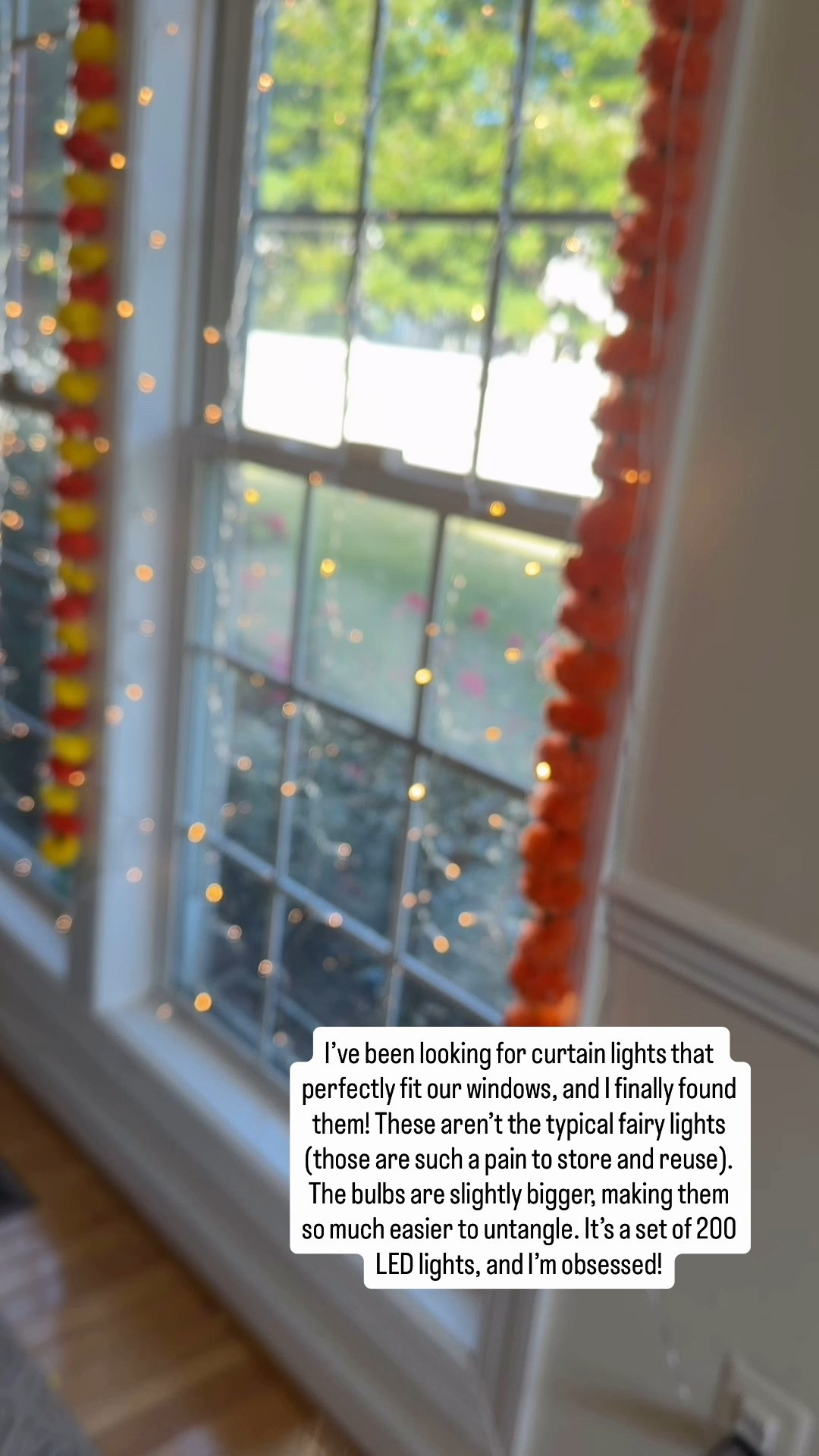 String lights for windows 

#LTKSeasonal #LTKHome