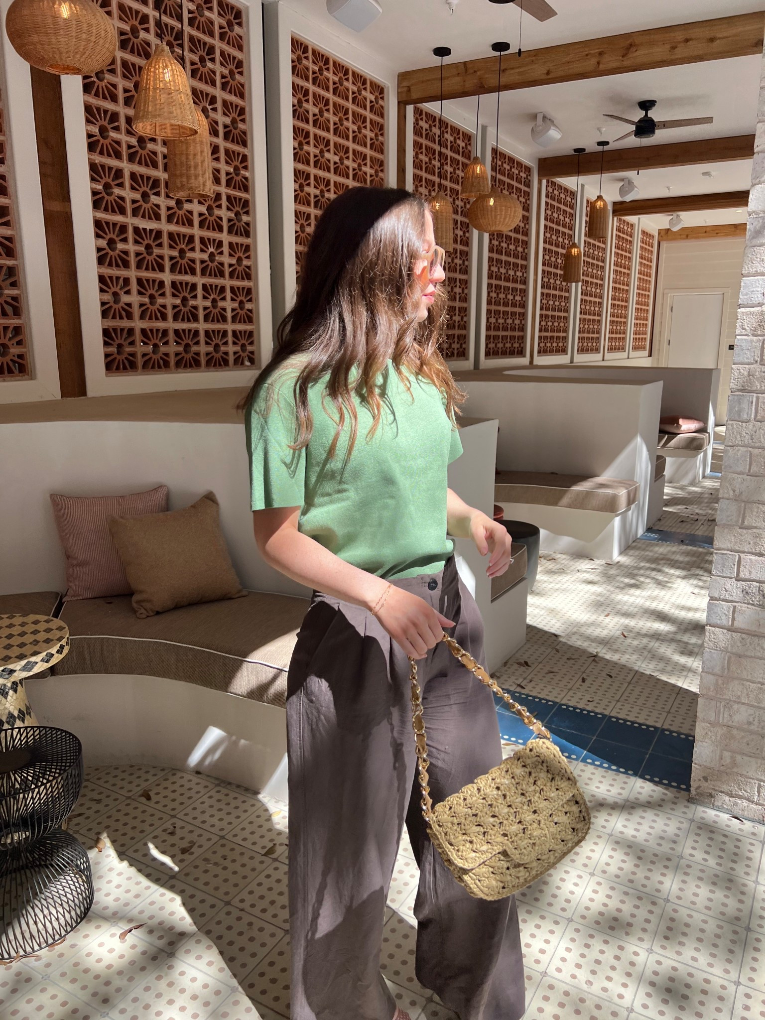 Top runs big — I’m wearing a medium, wish I would’ve bought a Small & size 8 pants 

Outfit from the Spring ‘25 Capsule Wardrobe | Under $300

If you’re in need of a spring outfit refresh, this is for you! I’ve compiled a list of 7 items that can all be styled interchangeably. Simply pick a top, bottom & then accessorize ✨ 

All capsule items & outfit combinations will be saved to my ‘Spring Capsule’ collection here on LTK. 

#ltku #ltksalealert #ltkfindsunder50 #ltkfindsunder100 #ltkstyletip #ltkshoecrush #ltkseasonal 