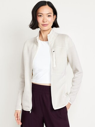 Fleece-Knit Zip Jacket | Old Navy (US)
