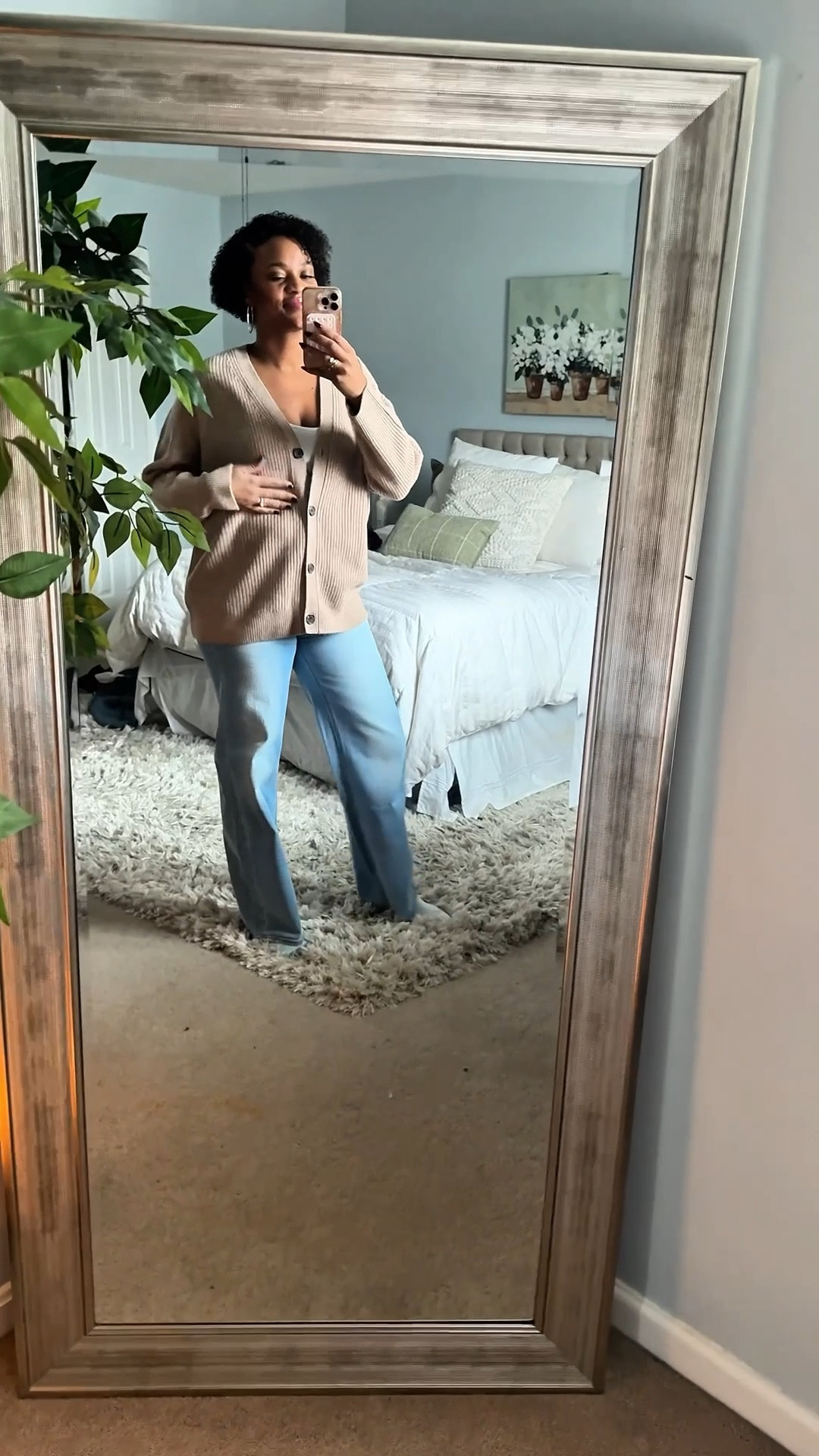 Y’all these basics are designer quality and other 50% off!! This cardigan and turtleneck are insanely soft & these jeans I wore 3 times we week I got them- stretchy and so flattering. 
I’m a size 10(30) in jeans and a medium in tops! 

#quincepartner 

Midsize outfits, winter looks, cardigans, turtlenecks, quince, cashmere, perfect jeans, affordable finds, gifts for her, winter basics 

#LTKSeasonal #LTKSaleAlert #LTKMidsize
