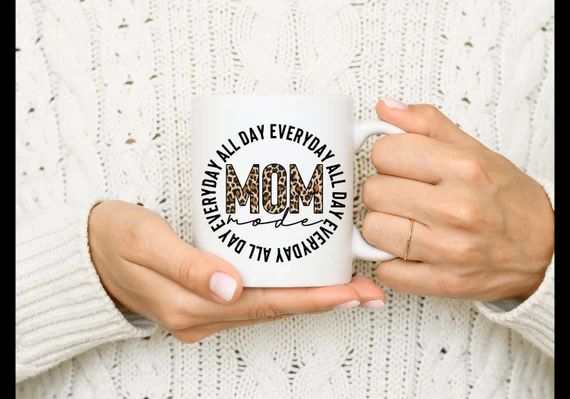 Mom Mode All Day Every Day Mug | Etsy | Etsy (US)