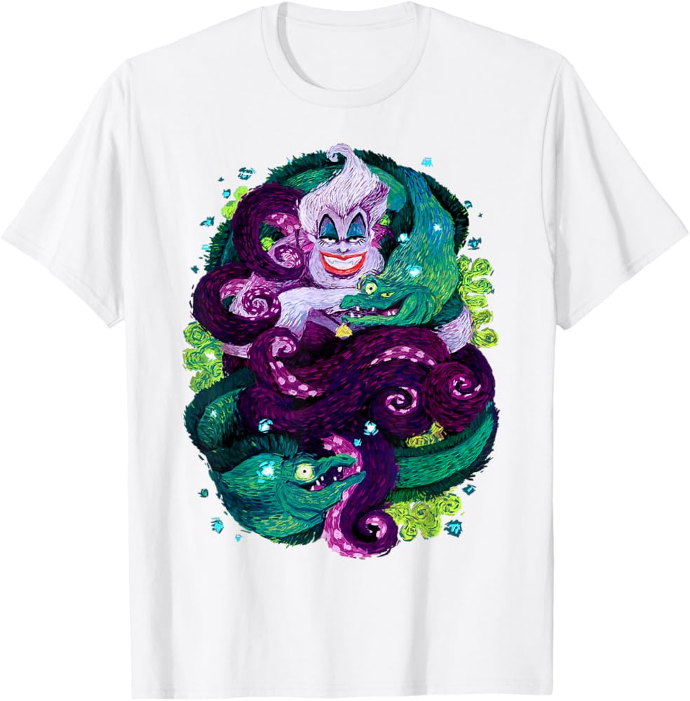 Disney The Little Mermaid Ursula Sea Witch Painting T-Shirt | Amazon (US)