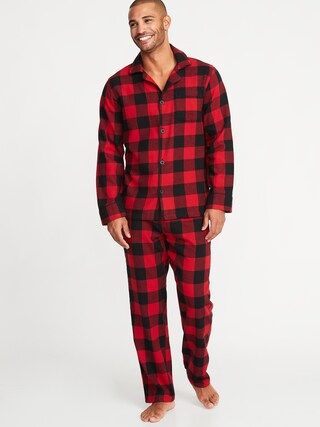 Patterned Flannel Pajama Set for Men | Old Navy US