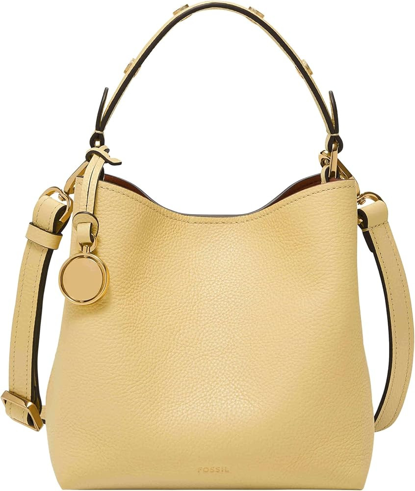 Fossil Women's Jessie Leather Small Bucket Crossbody Bag, Daze: Handbags: Amazon.com | Amazon (US)