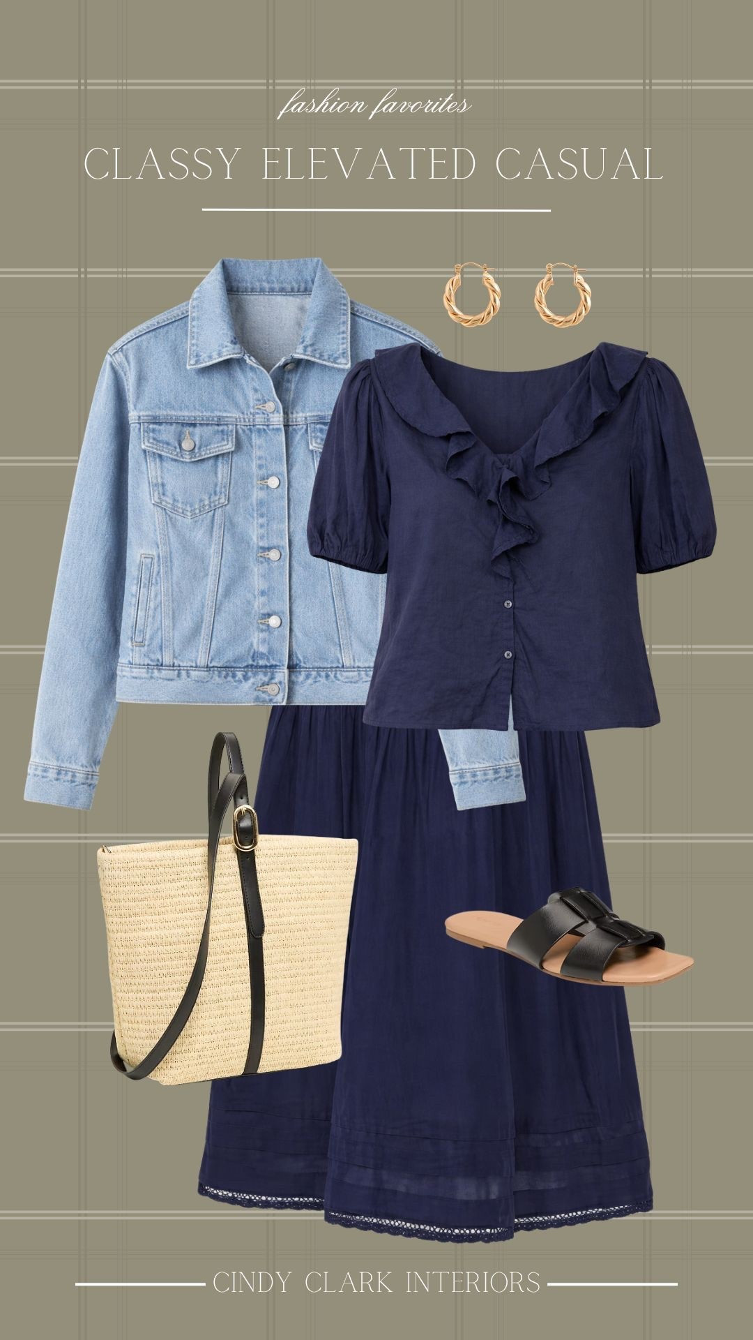 This matching set from Old Navy looks like it’s from Sezane or Doen! I love the dark navy, the ruffle details and the subtle lace trim. Love! 

#LTKootd #LTKgrwm