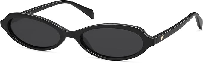 VANLINKER Polarized Retro Oval Sunglasses for Women Small Chic 90s Vintage Style Trendy Slim Narr... | Amazon (US)