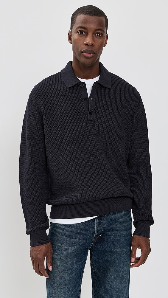 Cotton Shaker Stitch Polo | Shopbop