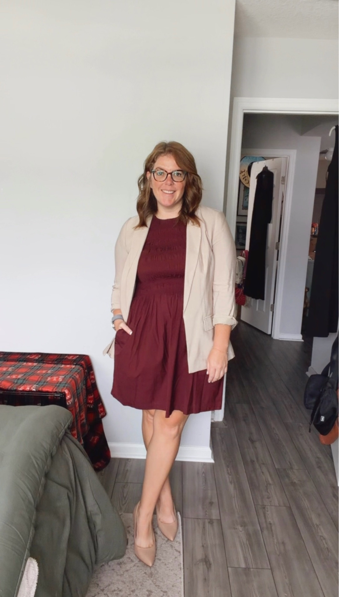 Nordstrom Anniversary Sale Styling! 

Need to dress this dress up for work?! Add a neutral blazer and heel and you are set! The dress runs TTS and is under $100! I’ve linked a similar blazer and heels from the sale, both are also under
$100!

#LTKSaleAlert #LTKMidsize #LTKWorkwear