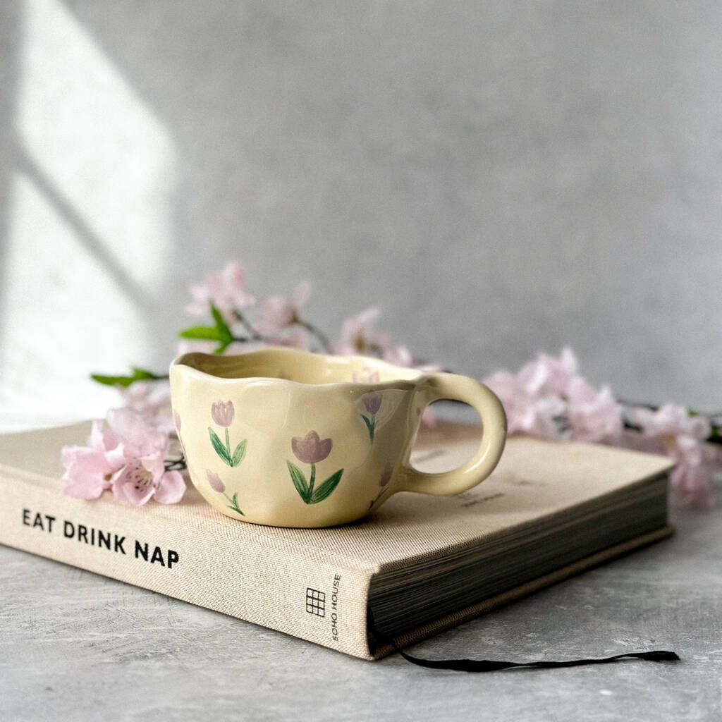 Tulip Ceramic Coffee Cup | Not On The High Street