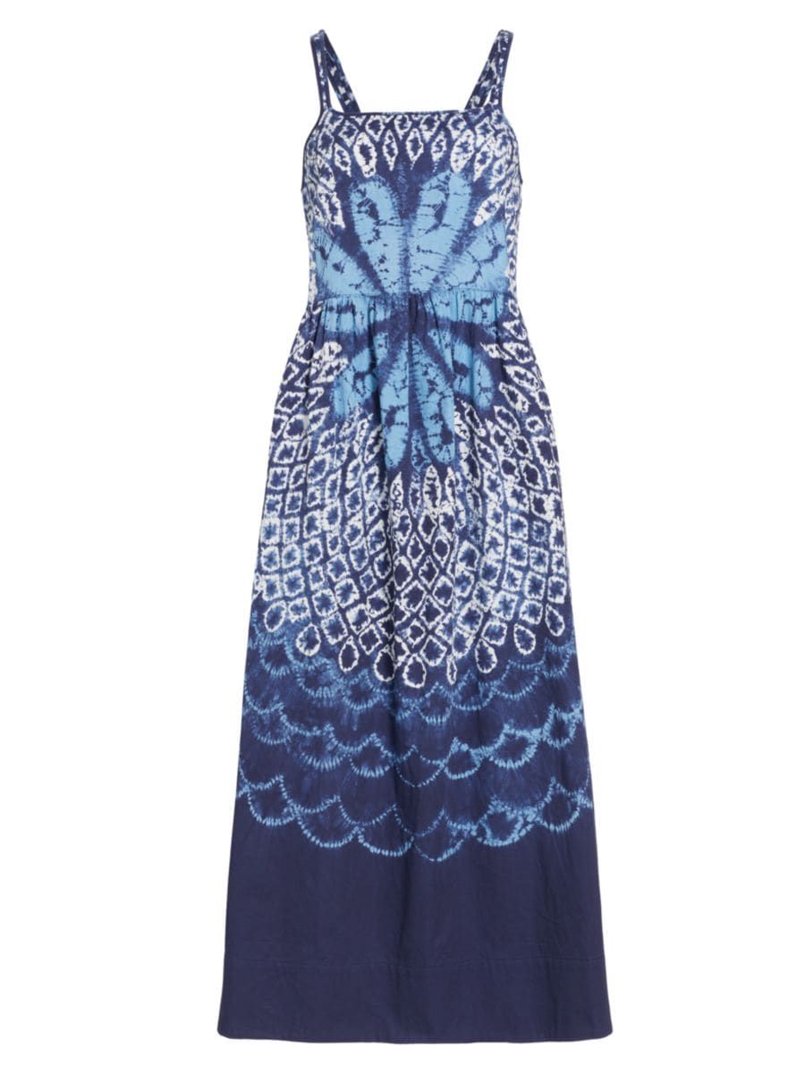 Shop Sea Blythe Tie-Dye Maxi Dress | Saks Fifth Avenue | Saks Fifth Avenue