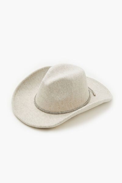 Rhinestone-Trim Cowboy Hat | Forever 21