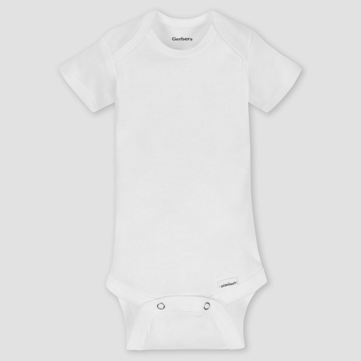 Gerber Baby 4pk Short Sleeve Onesies - White | Target