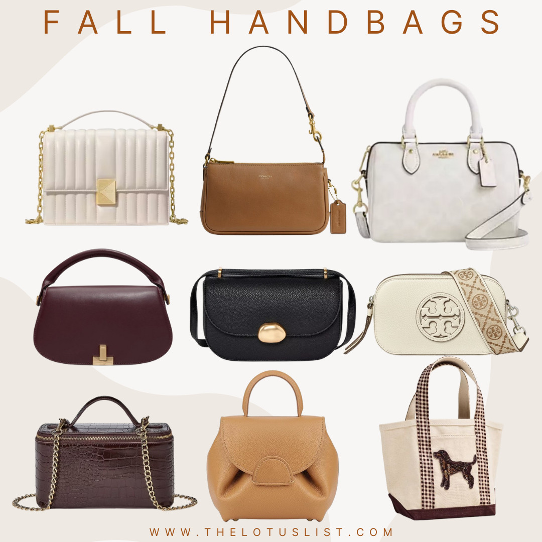 Fall Handbags

ltkfindsunder100 / ltkfindsunder50 / ltksalealert / ltkfall / ltkhalloween / fall Handbags / fall handbag / fall bag / fall bags / autumn handbags / autumn handbag / handbags / seasonal / fall outfit / fall outfits / brown handbag / brown bag / neutral / neutrals / neutral fashion / preppy / preppy style / preppy handbag / preppy bag / Coach / Kate spade / Nordstrom / Tory burch 

 #LTKSeasonal #LTKStyleTip #LTKItBag