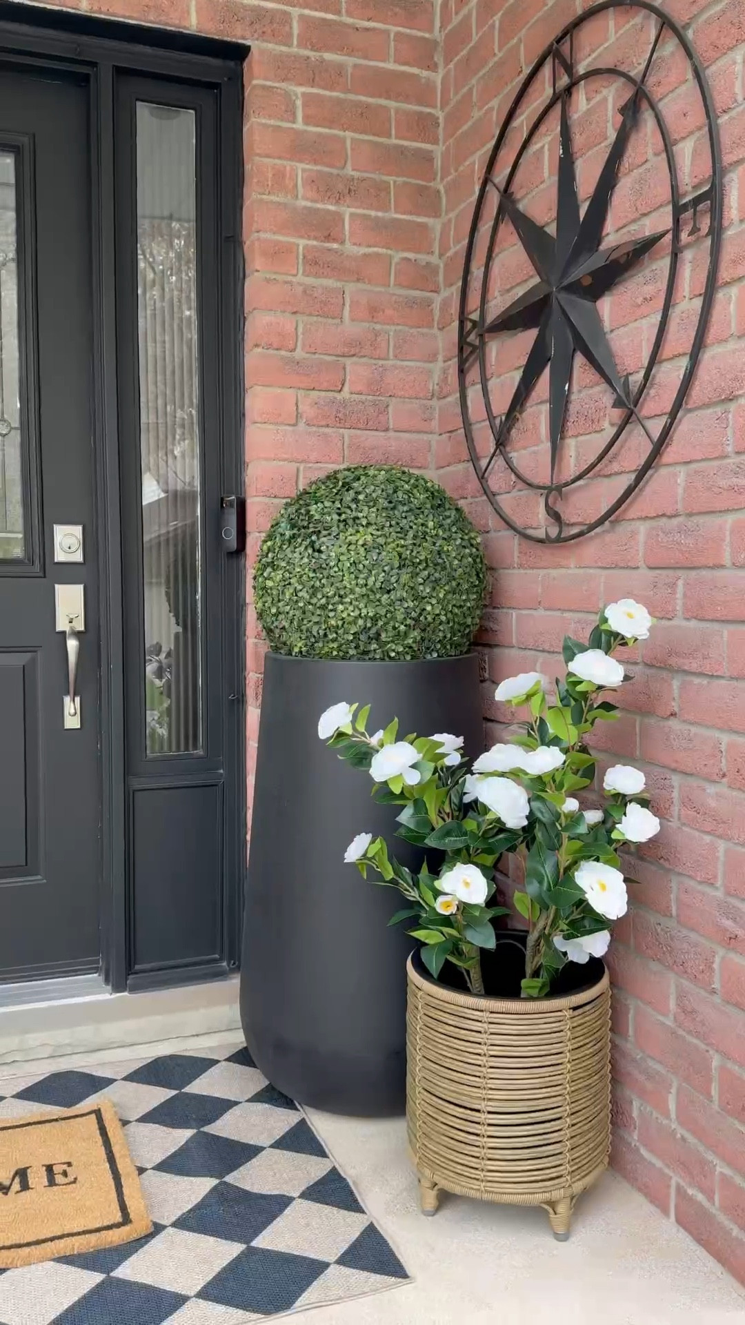 SPRING PORCH☀️

The warmer weather has arrived and I was finally able to style all of the goodies that I had grabbed for this years spring porch👌🏼 

What do you think?

#springporch #patiodecor #homedecor #patiofinds #porch #planters #plants #rug #outdoorfurniture #patio #summerstyling #summerdecor

#LTKSeasonal #LTKHome