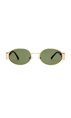 AIRE Mars Ii Sunglasses in Gold, Dark Tort, & Green Mono from Revolve.com | Revolve Clothing (Global)