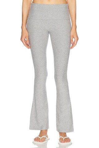 Beyond Yoga Spacedye Foldover Pant in Grey | FWRD 