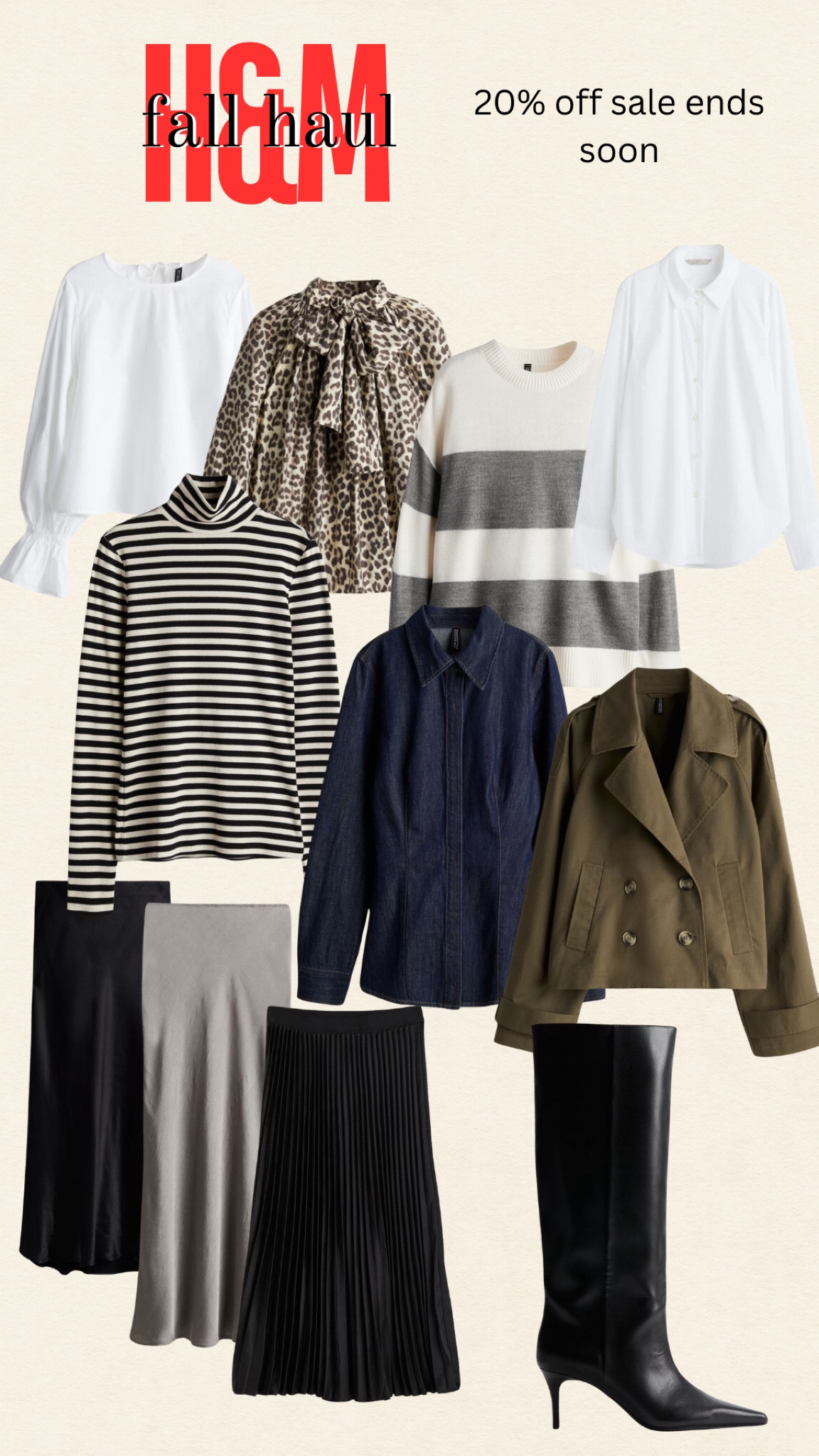 It’s time to refresh the fall wardrobe…I just added these timeless pieces to my wardrobe!! 

H&M has 20% off for members and 15% off for everyone else. 

#LTKFallSale #LTKSaleAlert