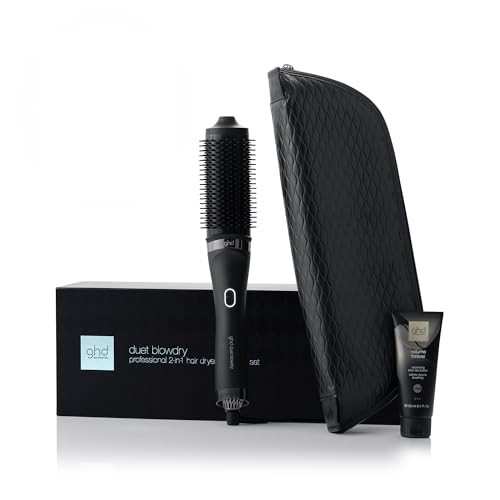 ghd Duet Blowdry Hair Dryer Brush Festive Gift Set ― 2-in-1 Wet to Dry Hair Dryer Brush + ghd Volume Forever + Luxury Heat-Resistant Case | 3X More Volume & 24hr Long Lasting Results | Amazon (US)
