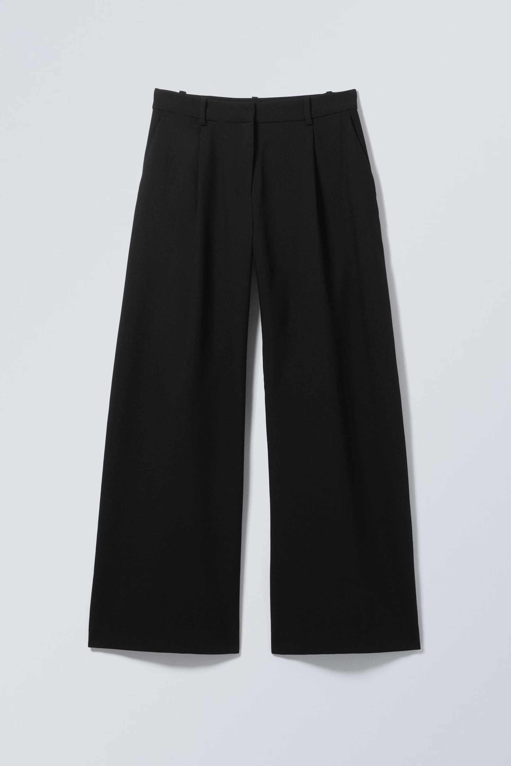 Low Waist Wide Suiting Trousers | Weekday