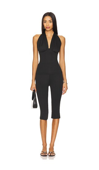 superdown Karol Capri Set in Black. - size XS | Revolve Clothing (Global)
