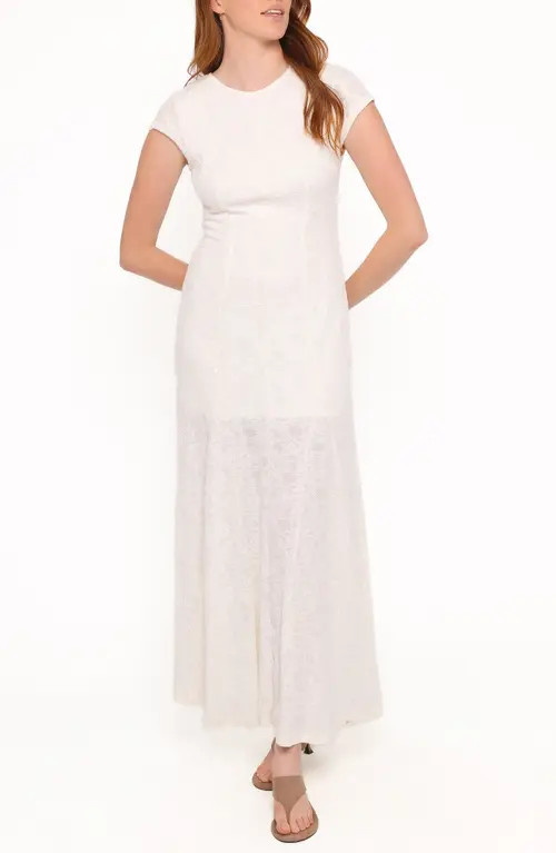 Petal & Pup Constance Lace Maxi Dress in White at Nordstrom, Size Large | Nordstrom