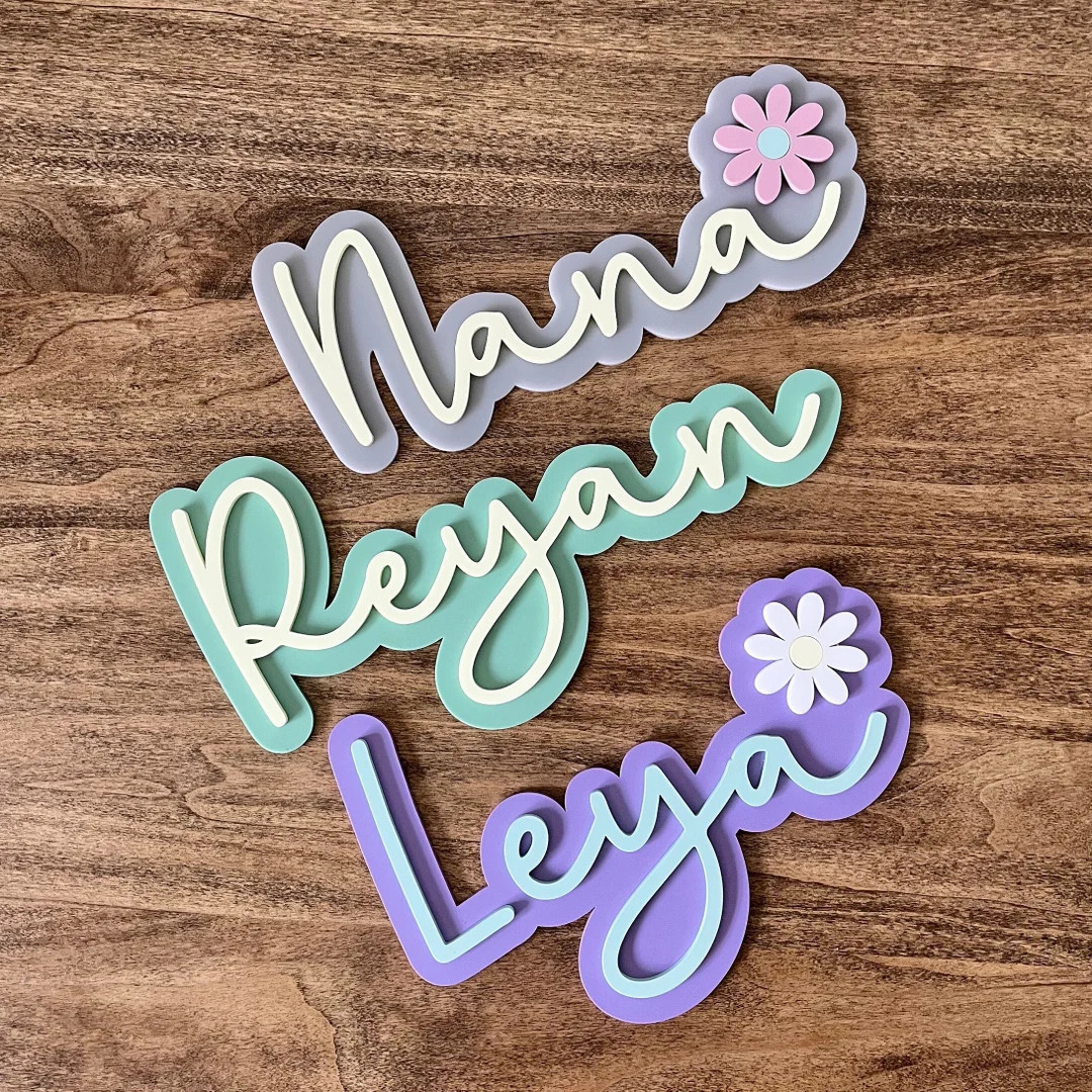 Personalized Name Sign Door Name Sign Nursery Name Sign - Etsy | Etsy (US)