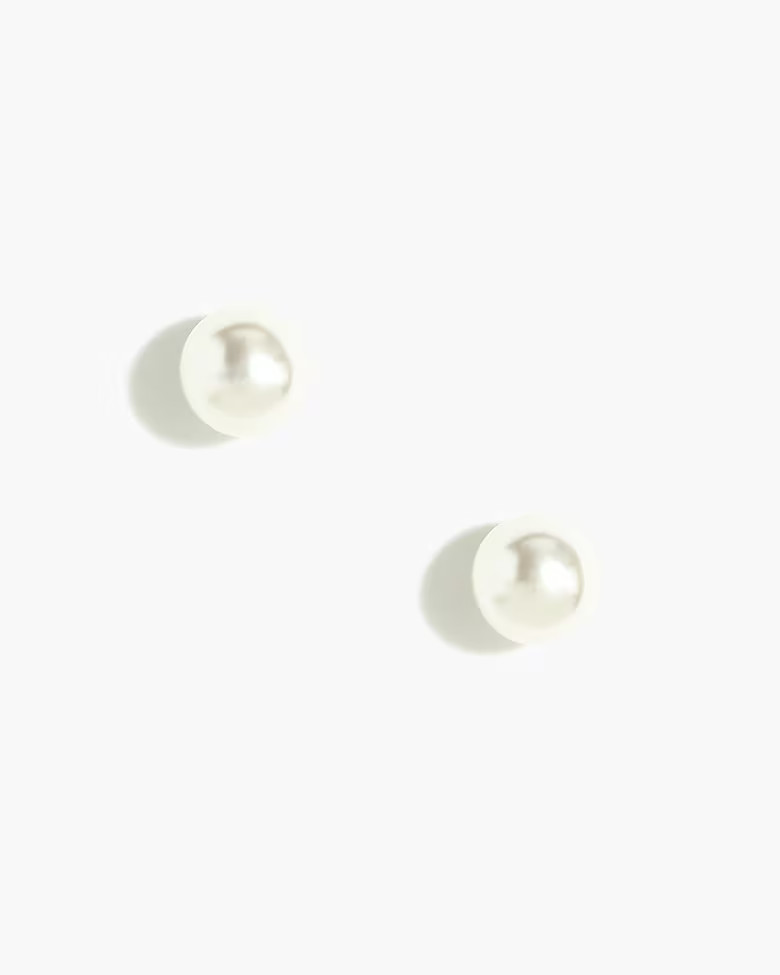 Pearl stud earrings | J.Crew Factory