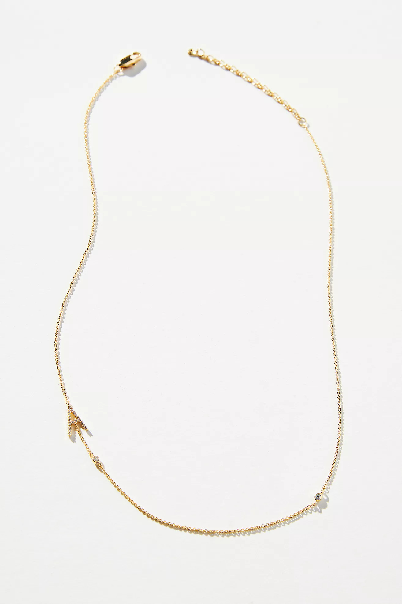 Delicate Monogram Necklace | Anthropologie (US)