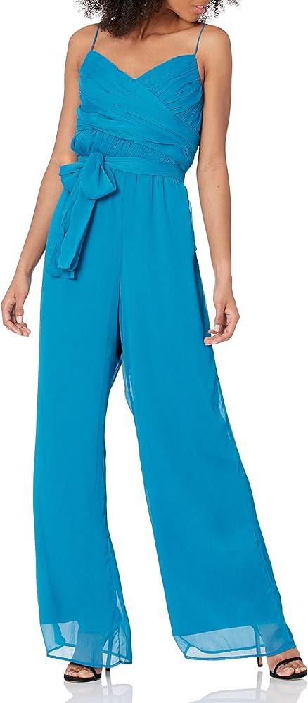 GUESS Women's Eco Sleeveless Lea Palazzo Jumpsuit | Amazon (US)