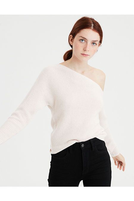 AE Off-The-Shoulder Dolman Sweater | American Eagle Outfitters (US & CA)
